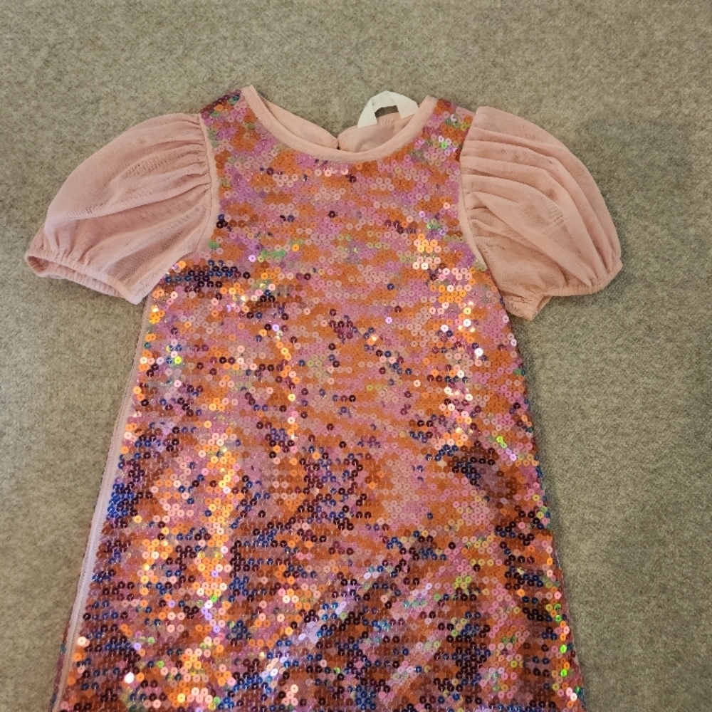 Pink Sequin Dress